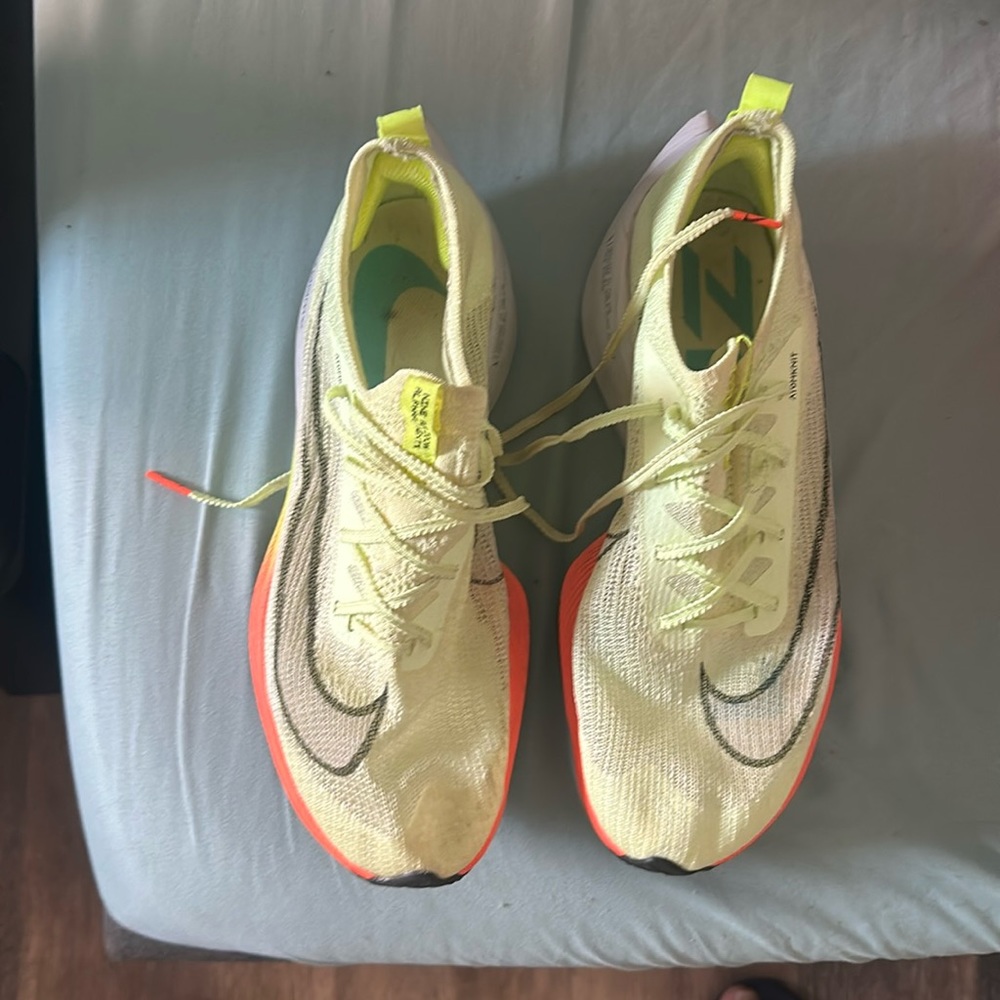 Nike Alpha fly size 10.5 women. Only ran in them for 2 5ks